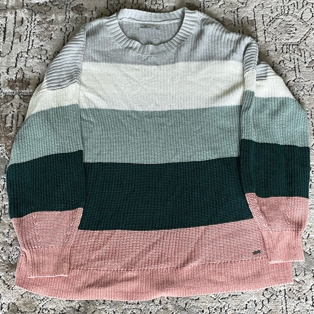 Women’s Hollister Sweater! Oversized Sz Large! EUC!